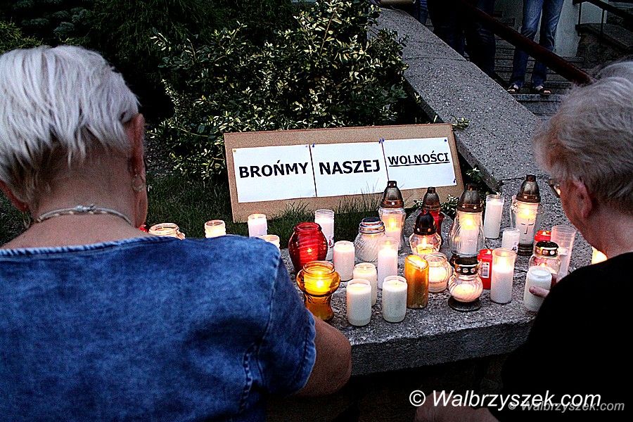 Wałbrzych: Kolejny protest w sprawie ustawy dotyczącej zmian w sądownictwie