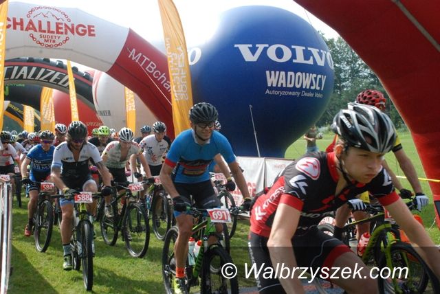 Głuszyca: Start i meta XIII Sudety MTB Challenge w Głuszycy