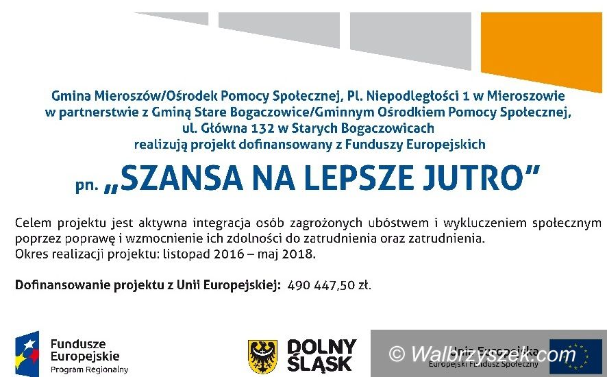 REGION, Mieroszów/Stare Bogaczowice: Szansa na lepsze jutro