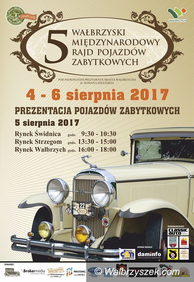 Wałbrzych: Klasyki motoryzacji zjadą do Wałbrzycha