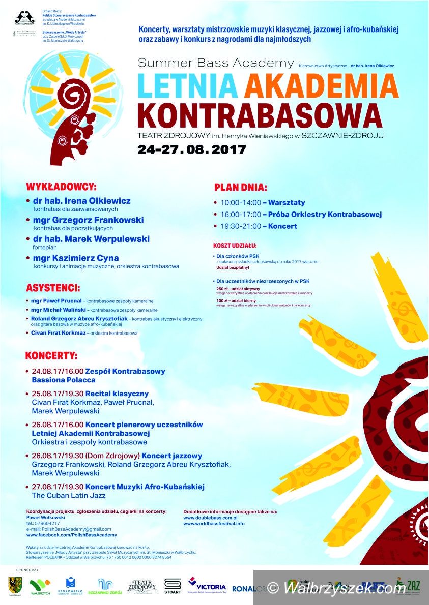 REGION, Szczawno-Zdrój: Przed nami I Letnia Akademia Kontrabasowa