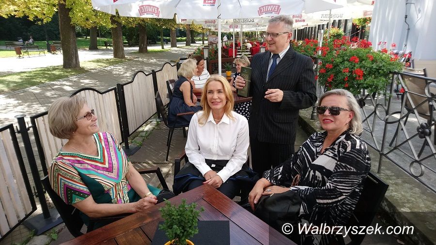 REGION, Szczawno-Zdrój: Krystyna Janda i Danuta Wałęsa w uzdrowisku