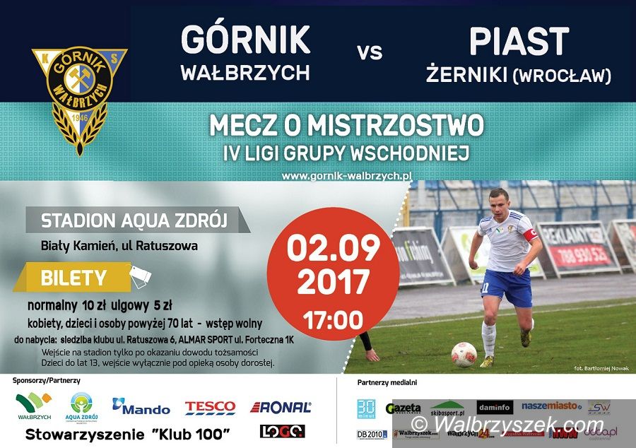 Wałbrzych: IV liga piłkarska: Czas na Żerniki