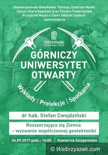 Wałbrzych: Górniczy Uniwersytet Otwarty wraca po letniej przerwie