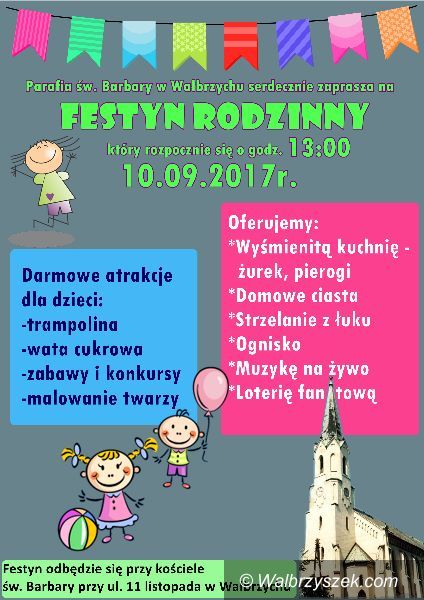 Wałbrzych: Będzie zabawa, będzie wesoło i radośnie