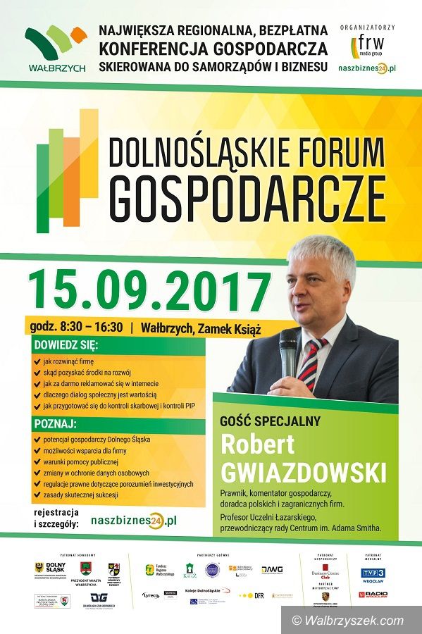 Wałbrzych: Największa bezpłatna konferencja gospodarcza w Zamku Książ