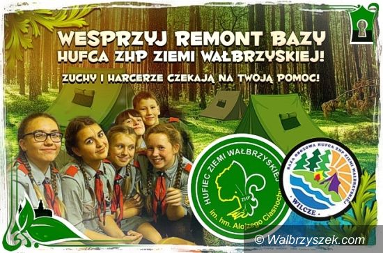 Wałbrzych: Baza obozowa Hufca ZHP Ziemi Wałbrzyskiej czeka na remont