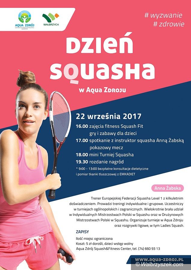 Wałbrzych: Przed nami Dzień Squasha