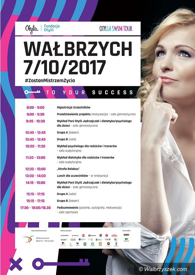 Wałbrzych: Otylia Jędrzejczak już w sobotę w Wałbrzychu
