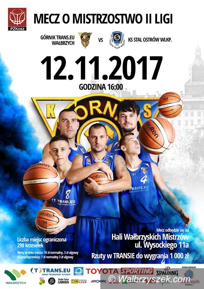 Wałbrzych: II liga koszykówki: Trudny przeciwnik