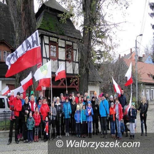 REGION, Walim: VII Rodzinny Marsz Niepodległości w Walimiu