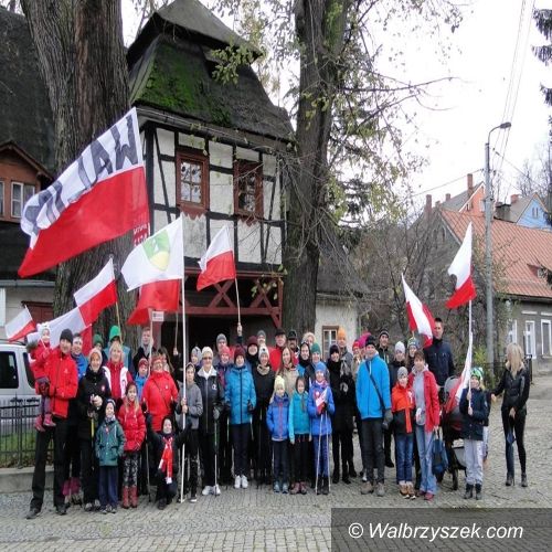 REGION, Walim: VII Rodzinny Marsz Niepodległości w Walimiu
