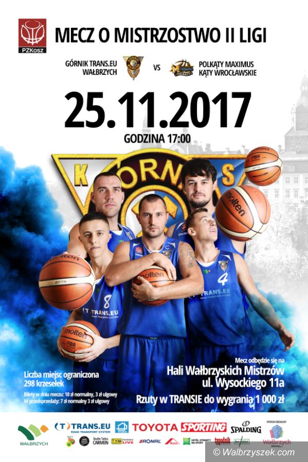 Wałbrzych: II liga koszykówki: Wrócić na ścieżkę wygranych