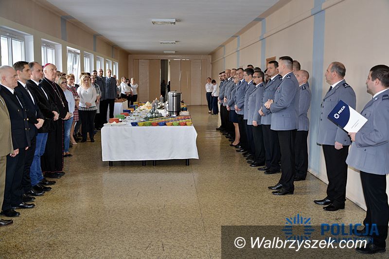 Wałbrzych: Spotkanie wigilijne odbyło się w wałbrzyskiej komendzie policji