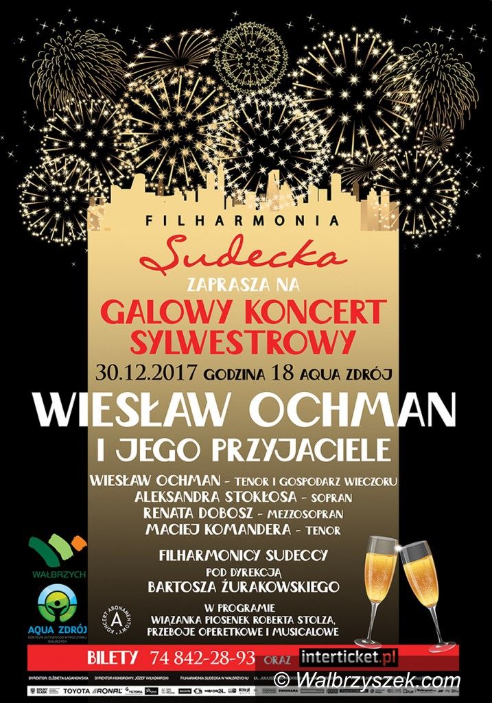Wałbrzych: Galowy koncert sylwestrowy w Aqua Zdroju