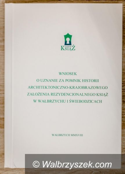 Wałbrzych: Zamek Książ stara się o status Pomnika Historii