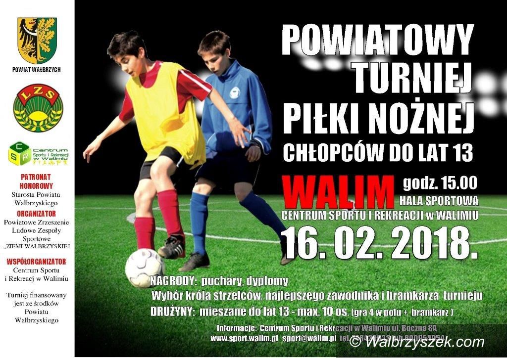 Walim: Powiatowy Turniej Piłki Nożnej w Walimiu