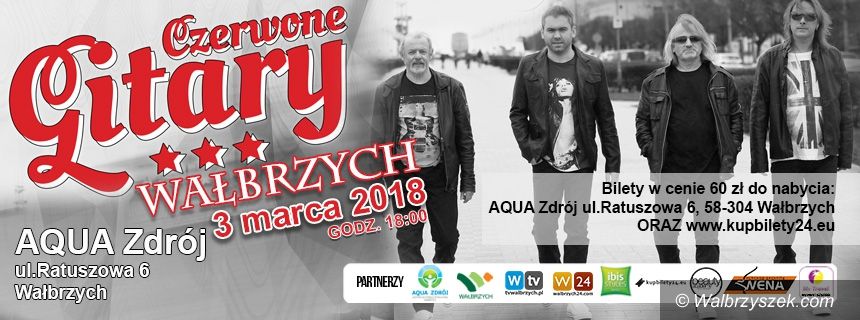 Wałbrzych: Legendarne Czerwone Gitary zagrają dla wałbrzyszan