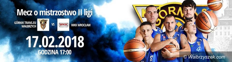 Wałbrzych: II liga koszykówki: Szansa na rehabilitację