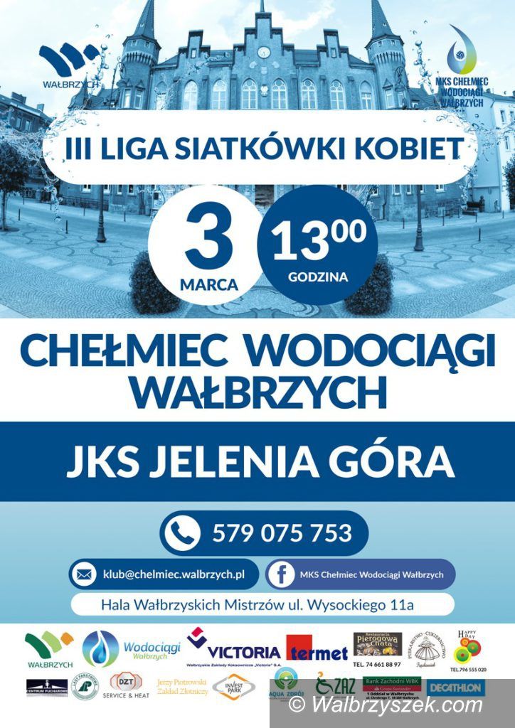 Wałbrzych: III liga siatkówki kobiet: Znów przed własną publicznością