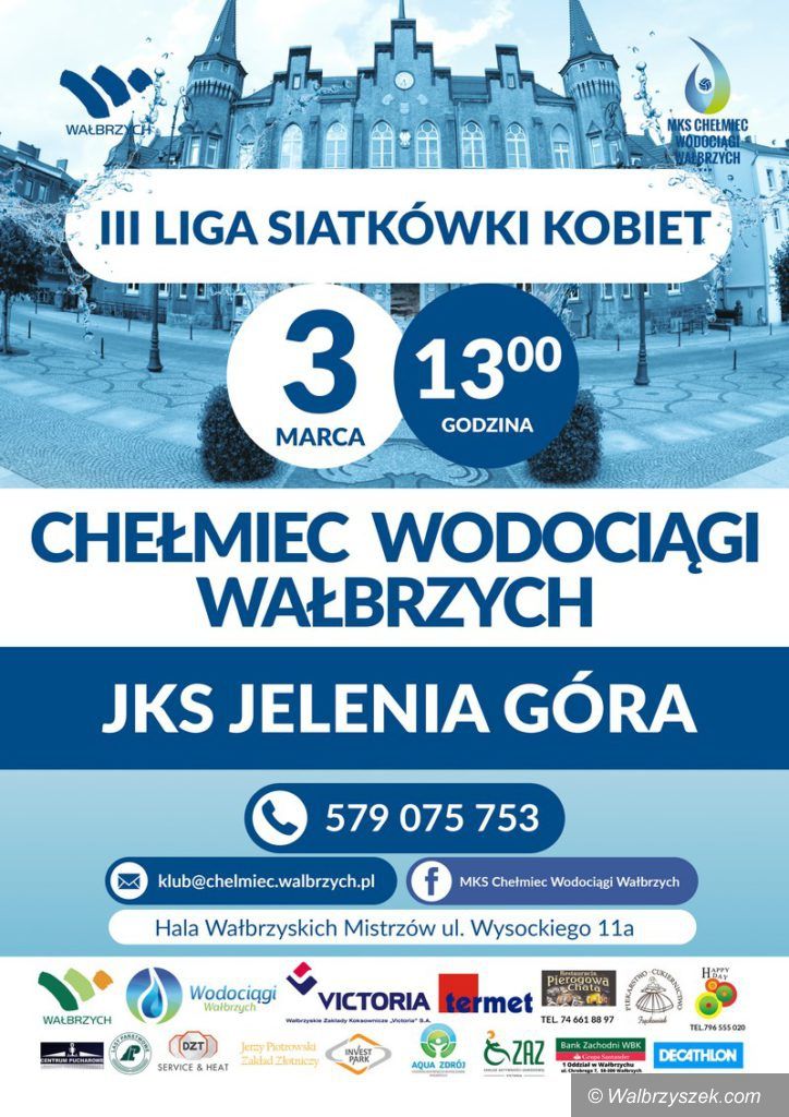 Wałbrzych: III liga siatkówki kobiet: Znów przed własną publicznością