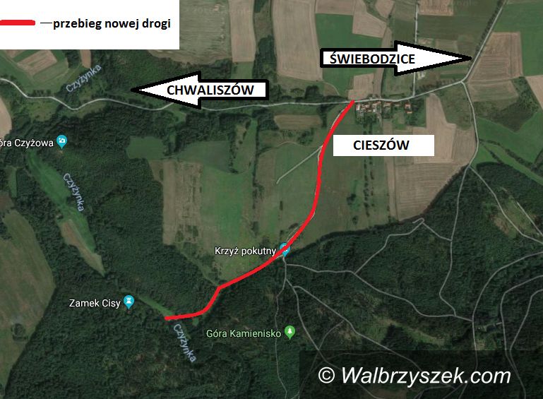 REGION, Stare Bogaczowice: Będzie nowa droga do Zamku Cisy