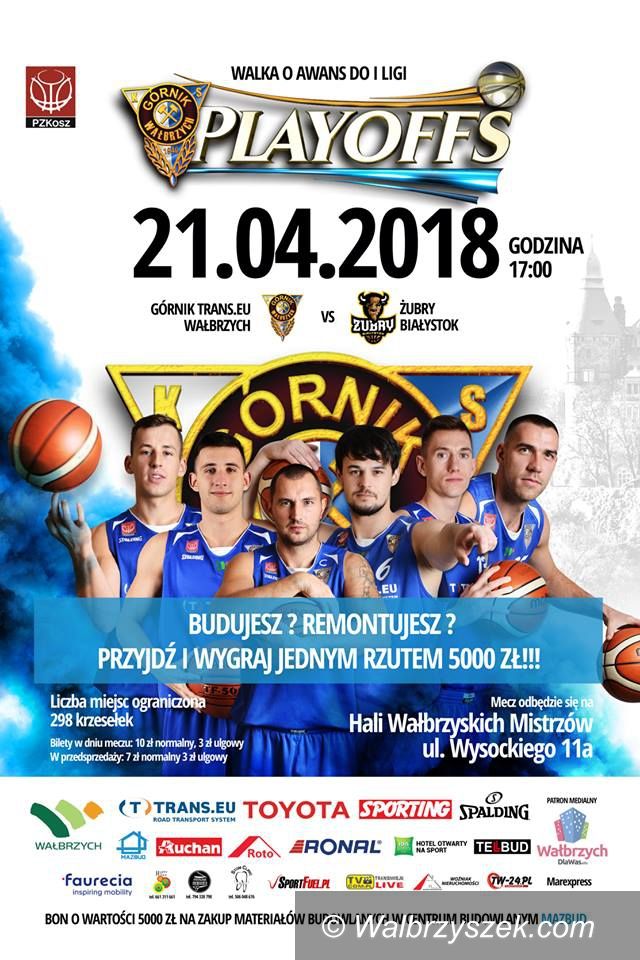 Wałbrzych: II liga koszykówki: Trzeba poskromić Żubry