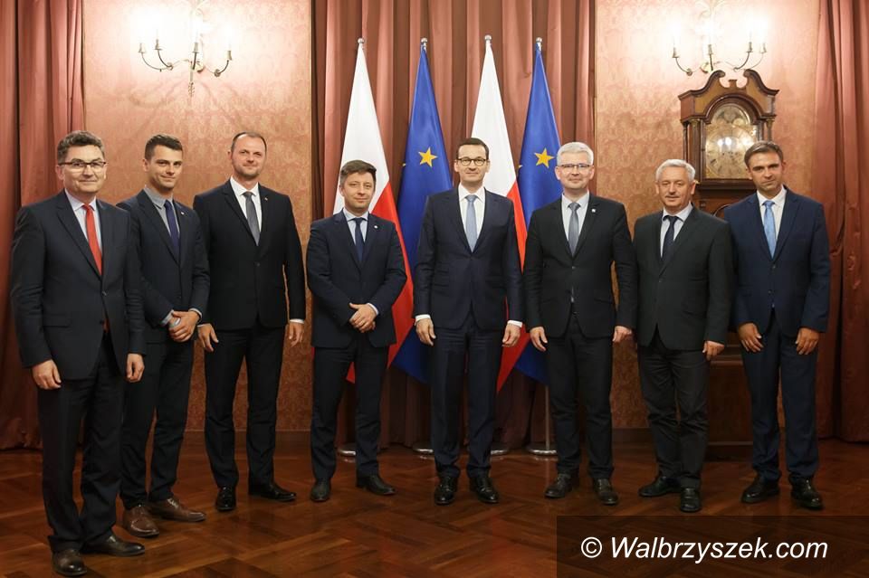 Wałbrzych: Kandydat na prezydenta Wałbrzycha z wizytą u premiera
