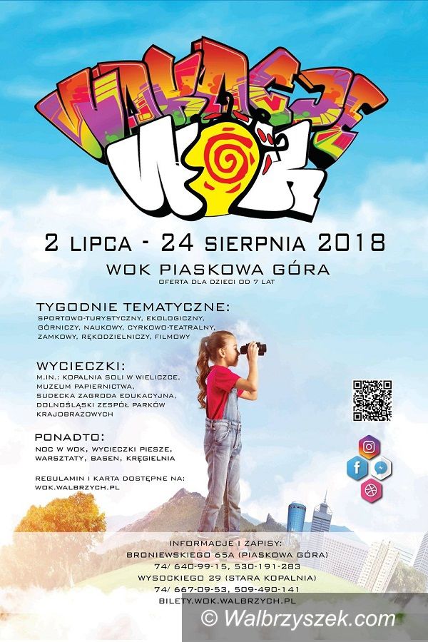 Wałbrzych: Wakacje z WOK 2018 tuż, tuż