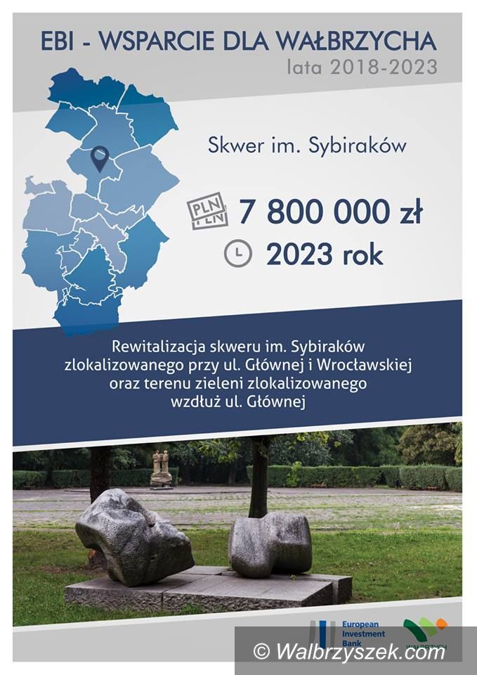 Wałbrzych: Encyklopedia EBI – remont skweru im. Sybiraków