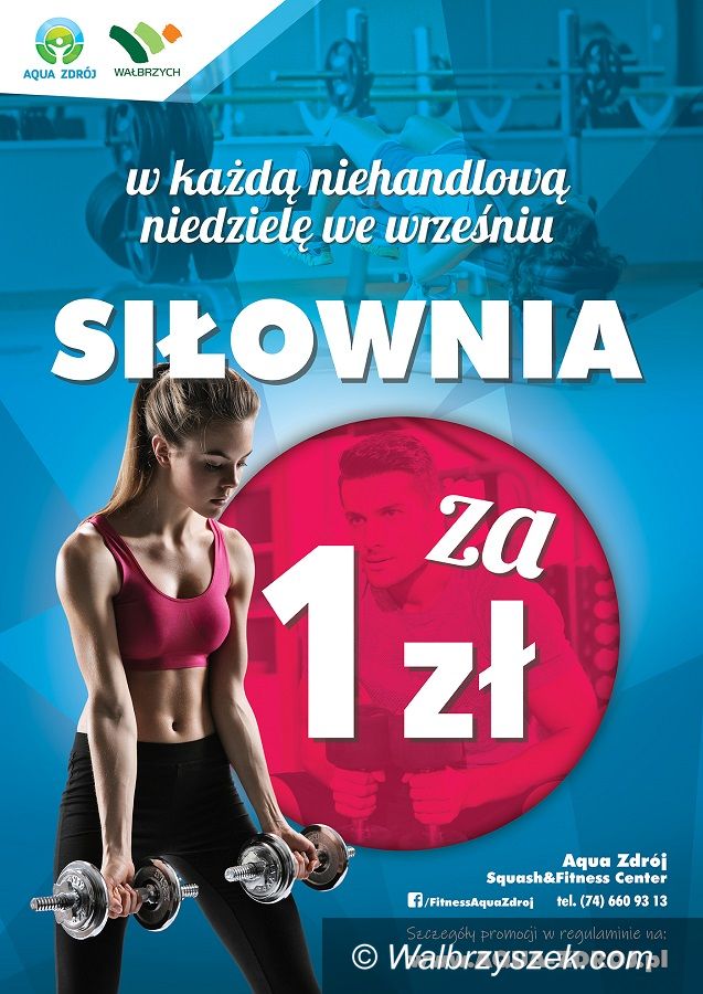 Wałbrzych: Siłownia za złotówkę