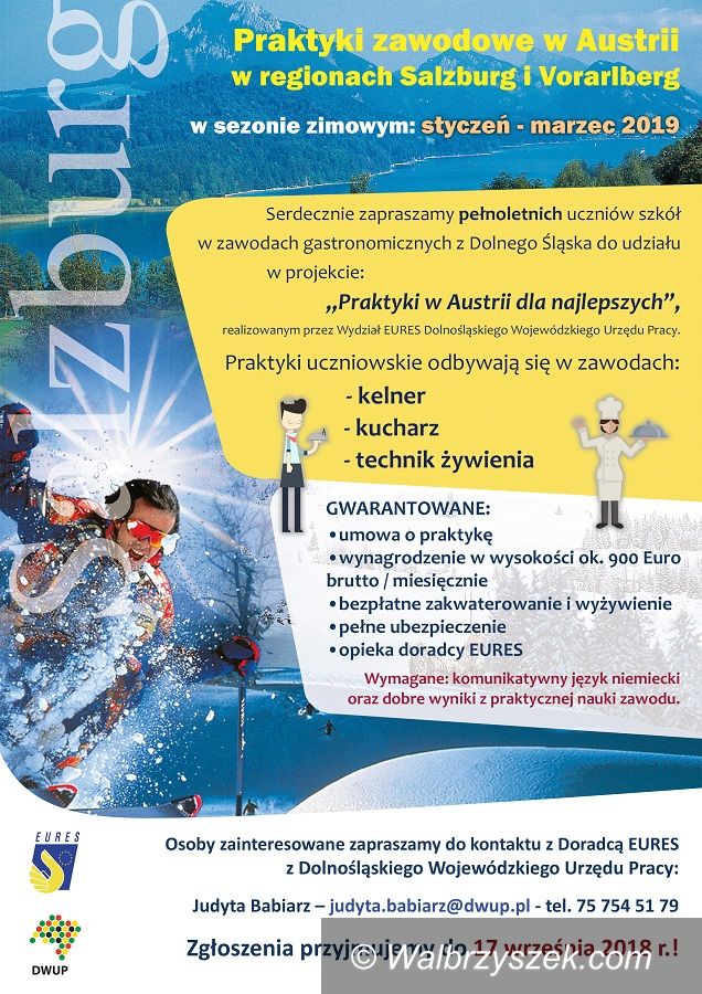 REGION: Praktyki w Austrii dla dolnośląskich uczniów – czas na zgłoszenia szkół