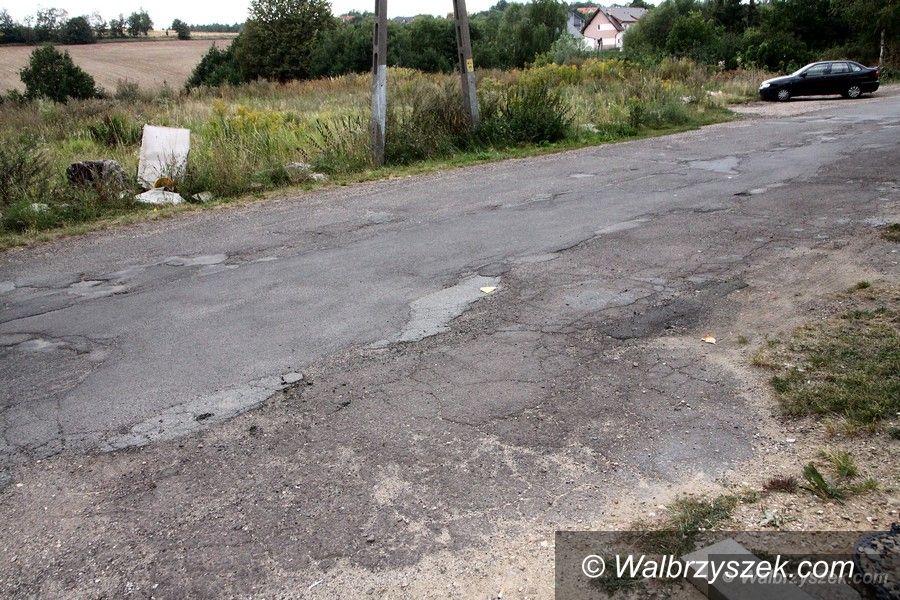 Wałbrzych: Zagórzańska w bardzo złym stanie