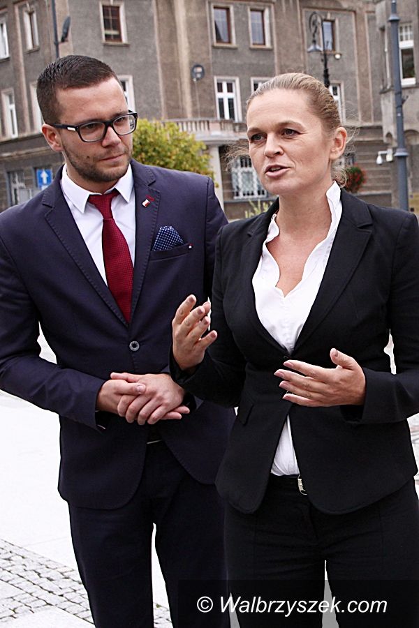 Wałbrzych: Barbara Nowacka z wizytą w Wałbrzychu