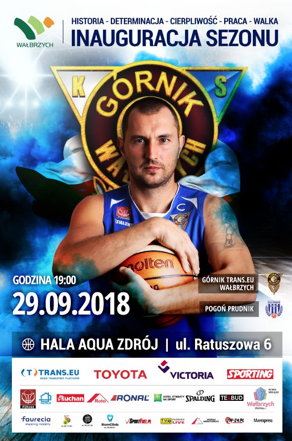 Wałbrzych: I liga koszykówki mężczyzn: Czas na inaugurację
