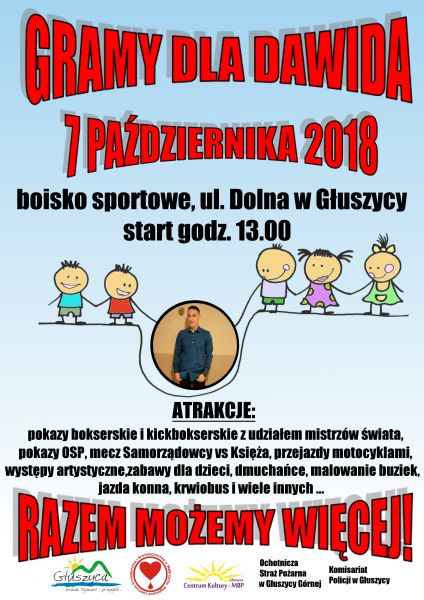 REGION, Głuszyca: Już jutro zagramy dla Dawida