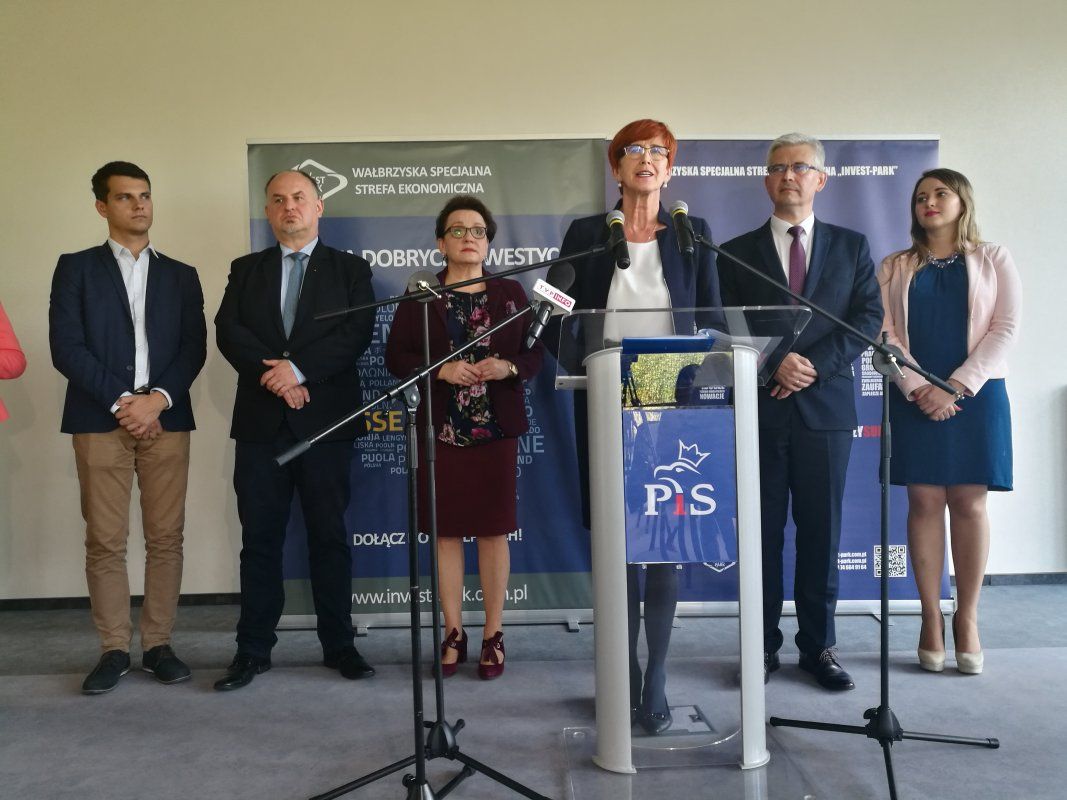 Wałbrzych: Wizyta Minister Elżbiety Rafalskiej w Wałbrzychu