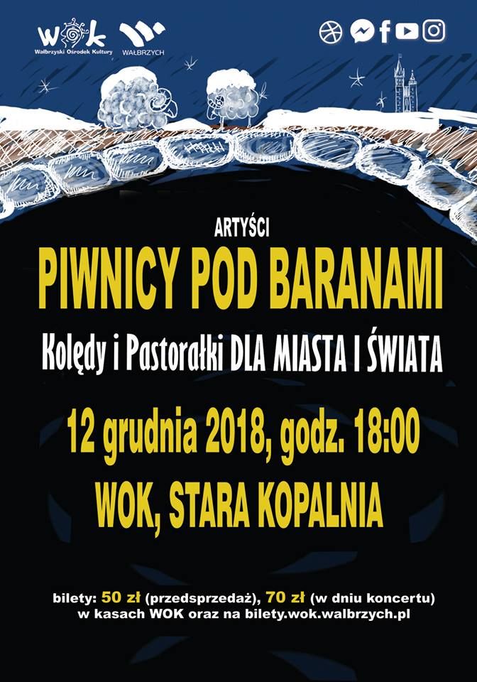 Wałbrzych: Artyści Piwnicy pod Baranami wystąpią w Wałbrzychu