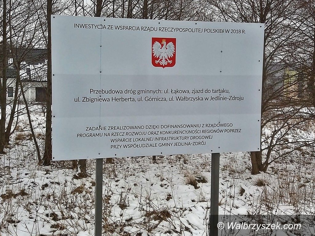 REGION, Jedlina-Zdrój: Remont dróg w Jedlinie–Zdroju zakończony