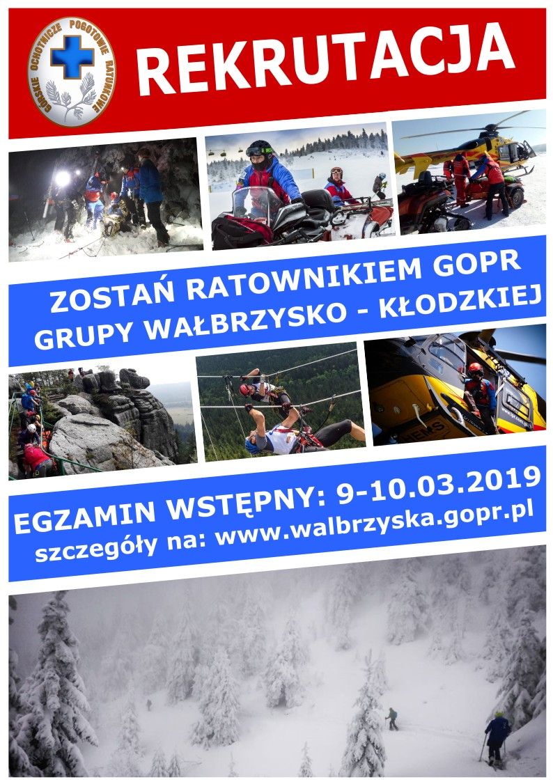 REGION: GOPR–owcy poszukują chętnych do pracy