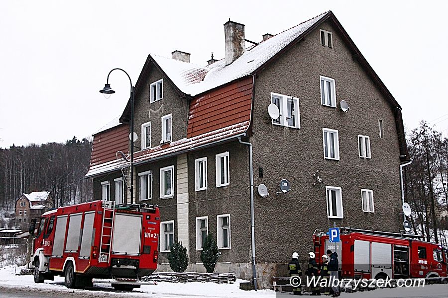 REGION, Jedlina-Zdrój: Pożar mieszkania w Jedlinie–Zdroju