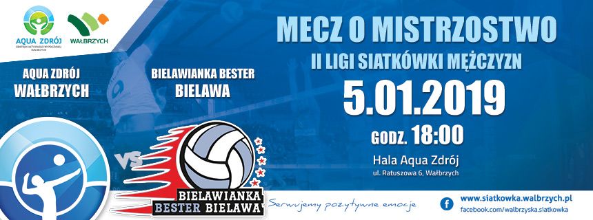 Wałbrzych: II liga siatkówki mężczyzn: Siatkarze Aqua Zdroju wracają na parkiet