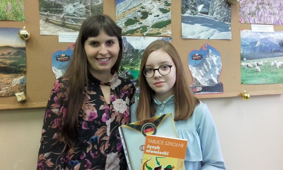 REGION, Boguszów-Gorce: Wiktoria Otorowska laureatką ogólnopolskiego konkursu z języka niemieckiego