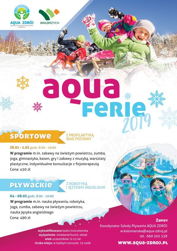 Wałbrzych: Spędź ferie z Aqua Zdrojem