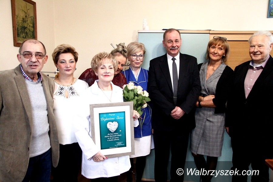 Wałbrzych: Brylantowe Serce dla Haliny Macioszek–Gibały