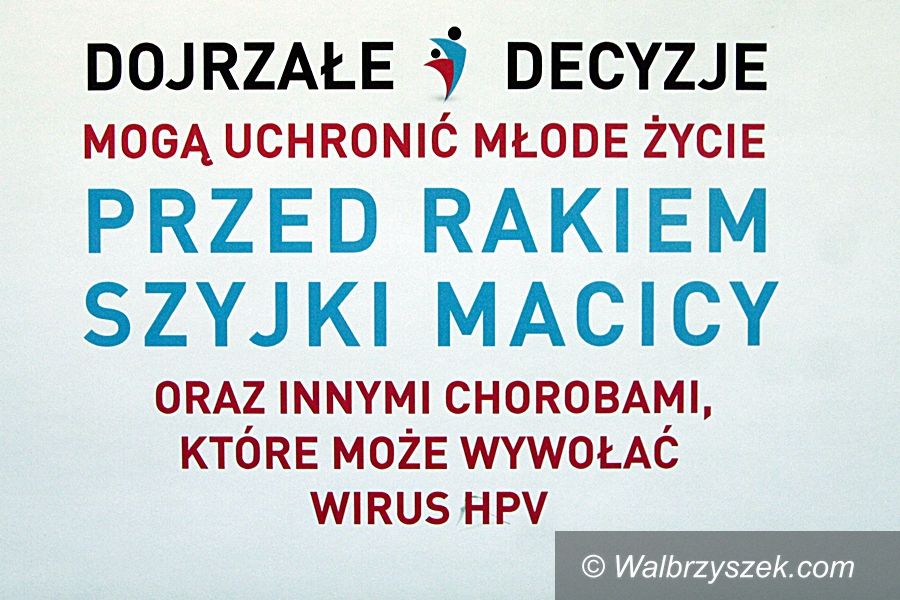 Wałbrzych: Blisko 300 tysięcy na szczepionki przeciw HPV