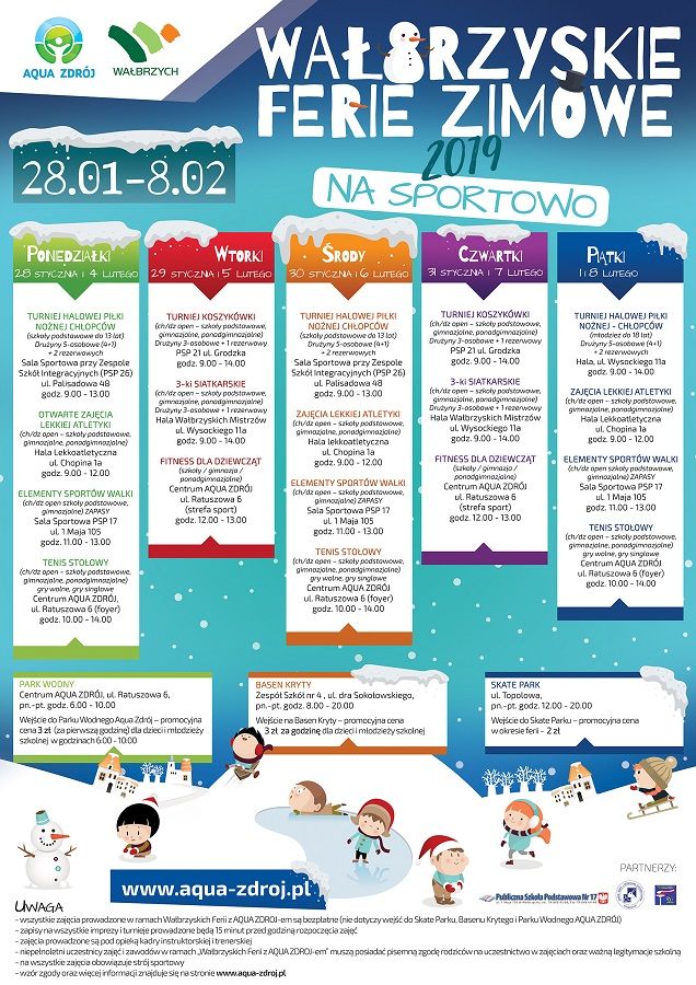 Wałbrzych: Wałbrzyskie ferie na sportowo