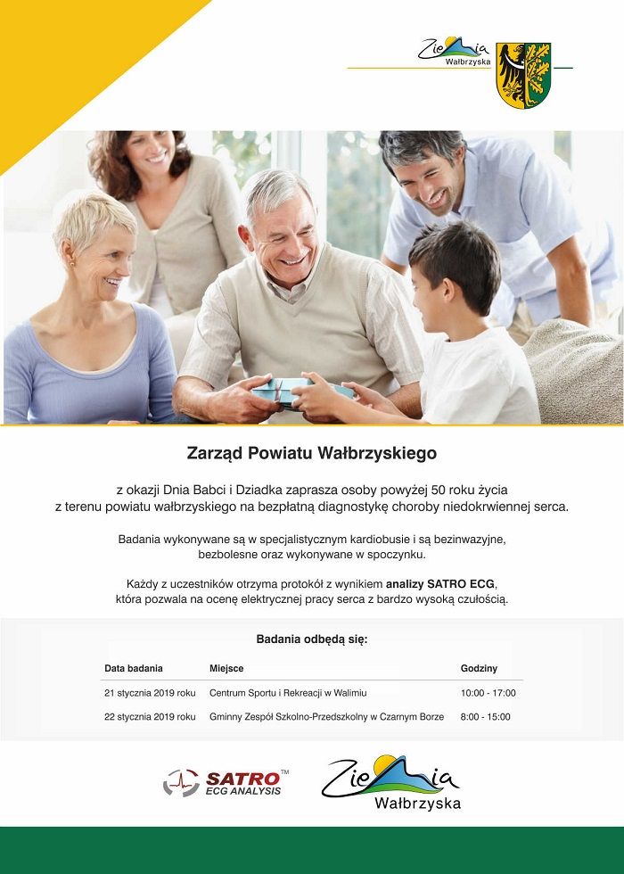 powiat wałbrzyski: Bezpłatna diagnostyka dla osób powyżej 50 roku życia