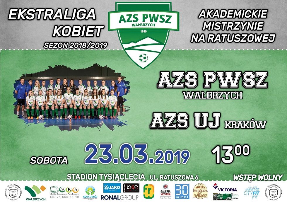 Wałbrzych: Ekstraliga piłkarska kobiet: Przedłużyć marzenia o podium