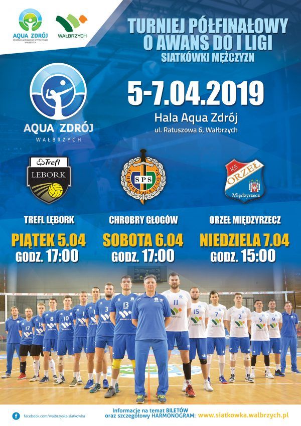 Wałbrzych: II liga siatkówki mężczyzn: MKS Aqua Zdrój będzie toczyć batalię o awans
